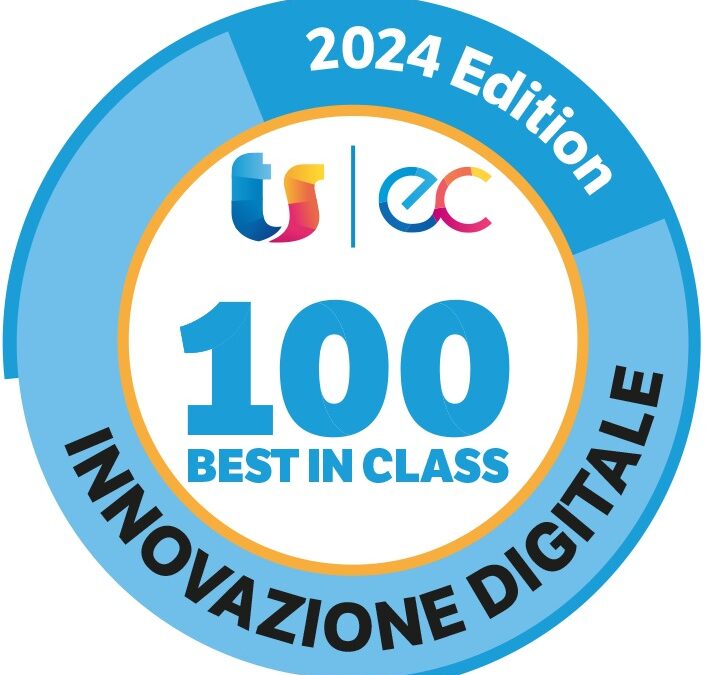 Il nostro certificato di eccellenza 100 Best in class nella categoria innovazione digitale.